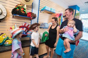 Family In Gift Shop